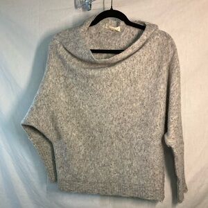 Lovestitch Speckled Gray off the shoulder Sweater